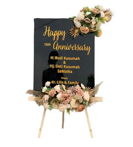 Papan Bunga Akrilik Sumbergede