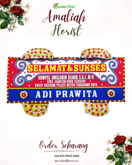 Papan Bunga Ucapan Selamat Sumbergede
